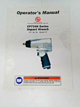 CP734H Impact Wrench 1/2 Sq Dr Model K Operator&#39;s Manual Multiple Languages - £8.86 GBP