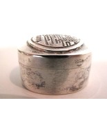 TAXCO MEXICO Sterling Silver 1.25&quot; Pill Box Beautiful City Decoration  - £130.94 GBP