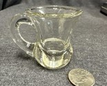 VTG Clear Glass Pitcher-Shaped Toothpick Holder/ Bud Vase 2.25&quot; tall - £3.86 GBP