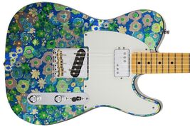 Guitar Skin Axe Wrap Re-skin Vinyl Decal DIY '68 BLUE PETUNIA SPECIAL GS... - $27.71+