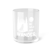 Personalized Bar Glasses with Wolf Art, 10oz, Durable Clear Glass, Custo... - $23.69