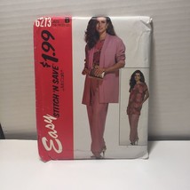 Easy Stitch 'n Save 6273 Size 16-22 Misses' Unlined Cardigan Tunic Pants - $12.86