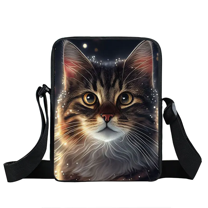 Cute Persian/Siamese Cat Crossbody Bag Scottish British Cat Women Handba... - $20.91