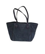 Aimee Kestenberg Deep Indigo Suede  Fierce &amp; Fab Carry All Tote Purse - £50.22 GBP