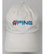 Ping Womens Golf Hat baseball Cap Blue Pink Flower Floral Cute Summer Cr... - £10.11 GBP
