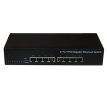 8 Port Poe Gigabit 10 100 1000 Ethernet Desktop Rackmount Switch Hub Pl-1008Gp - £72.89 GBP