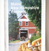 1992 Maine Vermont New Hampshire AAA Road Map New England Folding 23.5 x... - $368.75 MXN