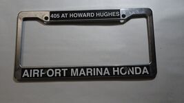 Airport Marina Honda 405 AT Howard Hughes License Plate Frame Dealership... - $28.42