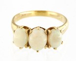3 Women&#39;s Cluster ring 14kt Yellow Gold 354059 - £280.69 GBP