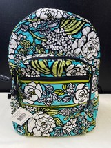 Vera Bradley Island Blooms Women&#39;s Light Blue Floral Backpack SKU 6122 - $52.30