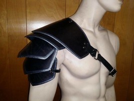 Leather Armor Sentinel 2 Shoulders LArp Cosplay - £104.24 GBP