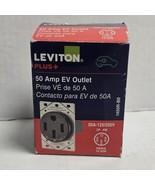 Leviton EV Charging Single Receptacle/Outlet 50 Amp 125-Volt/250-Volt 14... - $27.71