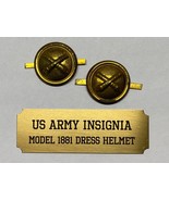 MODEL 1881, ARTILLERY, SHAKO DRESS SIDE BUTTONS, SET, INDIAN WARS, VINTAGE - $21.07 CAD