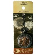 Civil War Abraham Lincoln 16th President Penny Pocket Watch Vintage Coll... - £20.72 GBP