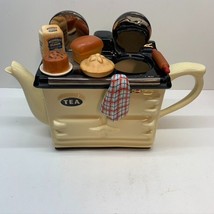 BAKING DAY LARGE AGA STYLE TEAPOT CREAM (MISSING LID) - £55.21 GBP