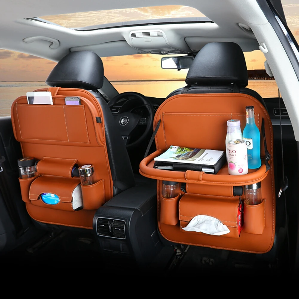 AUTOYOUTH Seat Crevice Storage Box Seat Gap Filler Seat Organizer Universal Car - £33.88 GBP
