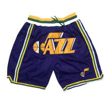 Utah Jazz Classic Throwback Vintage Shorts - £39.16 GBP+