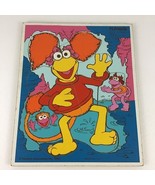 Playskool Fraggle Rock Red 10 Jumbo Piece Board Puzzle Henson Vintage 19... - $29.72 CAD