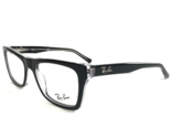 Ray-Ban Pequeña Gafas Monturas RB5289 2034 Negro Brillante Transparente ... - $74.44