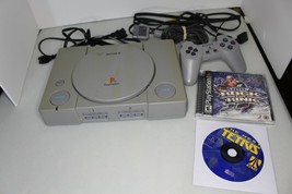 PS1 Play Station 1 Original Video Game Console W/ Controller And 2 Game - $49.49