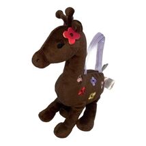 Vintage Gymboree Lovable Giraffe Brown Plush Purse - $352.20 MXN