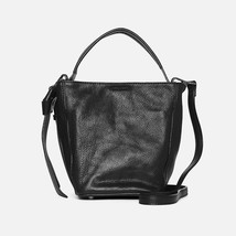 Mini Bucket Bag 2022 New Leather Messenger Bag Vintage Versatile Soft Cowhide Sm - £134.11 GBP