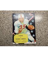 CATAWBA VS. WESTERN CAROLINA COLLEGE FOOTBALL PROGRAM 10-11-52 - $29.68