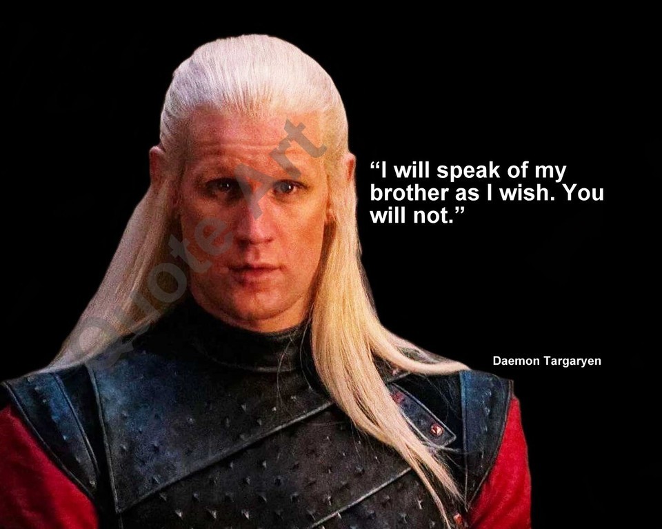 HOUSE OF DRAGON DAEMON TARGARYEN  &quot;BROTHER&quot; QUOTE PUBLICITY PHOTO VARIOU... - $4.95+