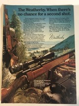1982 Weatherby Mark V Magnum Vintage Print Ad Advertisement pa12 - £6.23 GBP