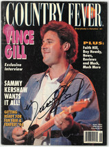 Vince Gill signed Country Fever Full Magazine June 1994- JSA #GG36333 (no label) - £46.36 GBP