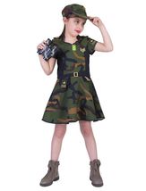 Kids Army Girl / Military , Camouflage - $27.29