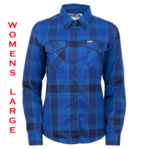 Dixxon Flannel - Dawson Flannel Shirt - Women&#39;s Large - Blue - £58.38 GBP