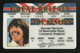 George Harrison Drivers License ID Rock Music Beatles Ringo Lennon McCartney - $8.91