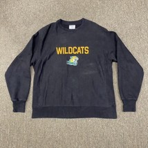 Northern Michigan Wildcats NMU Champion Reverse Weave Sweatshirt LG Black - £22.48 GBP