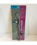 Bird Bain 14&quot; Garden Hook # 455 Decorative Flower Design - $10.83 CAD