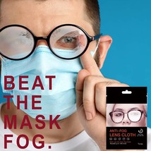 Anti Fog Wipe for Glasses, Microfiber Cleaning Cloth for Screen, Portabl... - $9.89