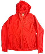 Lucy Tech Women’s Orange Hooded Lightweight Jacket M Nylon Windbreaker - $558.02 MXN