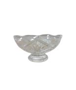 Mikasa 6” Round Crystal BOWL Footed Bowl Heavy RARE New Cond Germany - $278.23 MXN