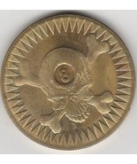 Slammerhead Technology POGS ~ Slamtek ~ Brass Slammers ~ X-Skull 8-Ball - $14.85