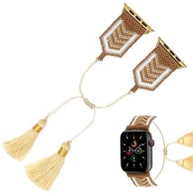 Smart Watch Band for Women Tassel Jewelry Strap Watch 42mm 44mm Bands for Apple  - £28.52 GBP