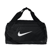 Nike Men&#39;s Brasilia 6 Duffel Bag, Black/Black/White, 71.1 x 28 x 33 cm  - $105.00