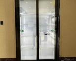 Commercial Beverage Refrigerator Display Fridge, Two Glass Door Upright ... - $2,777.99