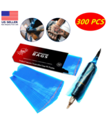 300X Disposable Tattoo Pencil Case Machine Power Bag Pen Clip Cord Sleev... - £10.08 GBP
