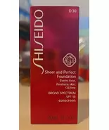 Shiseido Sheer and Perfect Foundation SPF 18 D30 Very Rich Brown, 1 oz - $14.99