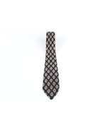 Vintage 50s 60s Distressed Japanese Takashimaya Geometric Neck Tie Weddi... - $27.23 CAD