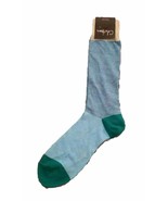 COLE HAAN White CHICKADEE Think Striped SOCKS One Size GREEN Blue Yellow... - $739.90 MXN