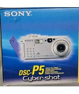 Sony Cyber-shot DSC-P5 Digital Camera Silver Tested 128mb Memory Needs B... - $39.95