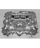 Antique &quot;Sheffield Plate&quot; Handled Tray Basket Silver Plate Gorgeous Hall... - £358.98 GBP