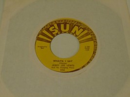 Jerry Lee Lewis  45  What&#39;d I Say / Livin Lovin Wreck   Sun - £3.59 GBP