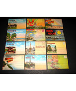 12 1930-50s Antique USA POSTCARD ALBUMS FL TN GA SC IN TX Notre Dame Abe... - €30,03 EUR